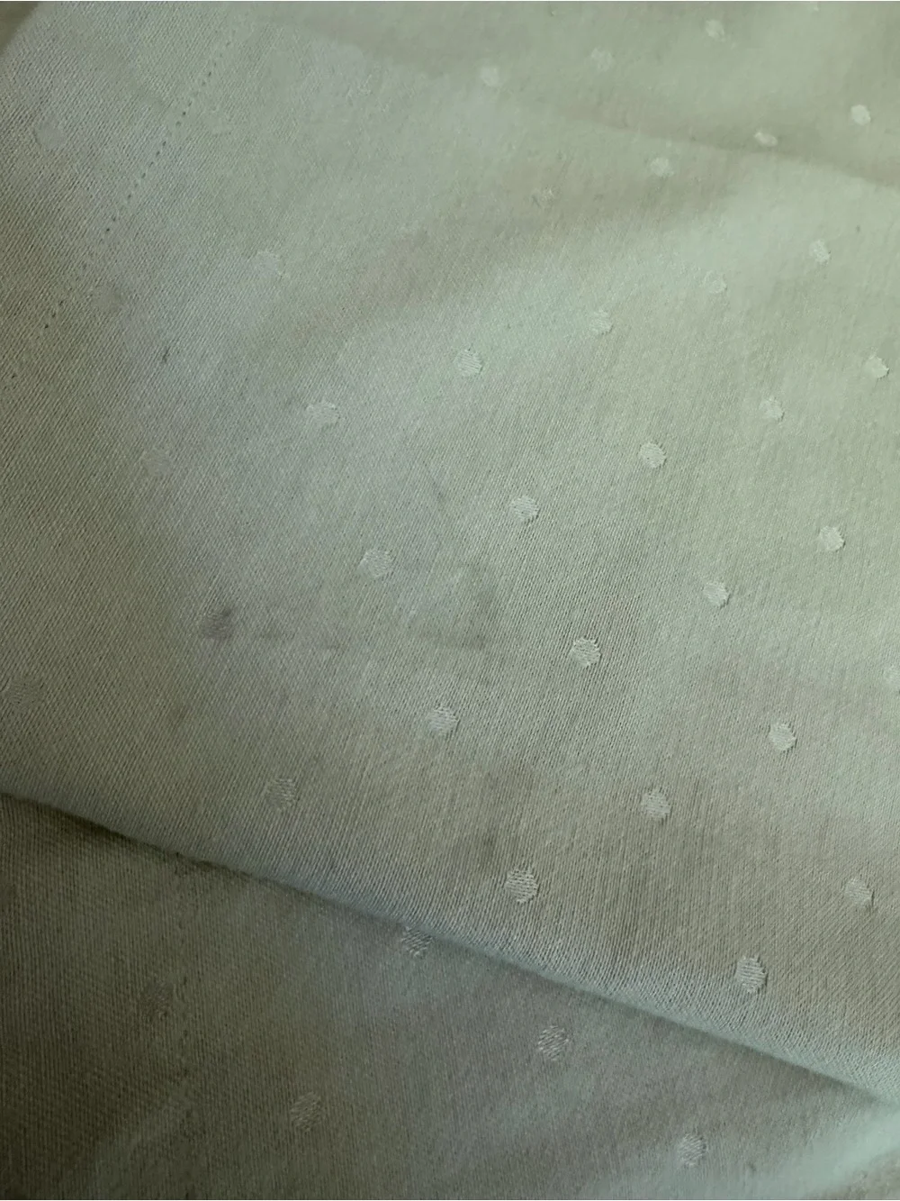 Kate Spade cotton table napkins polka dotted beige